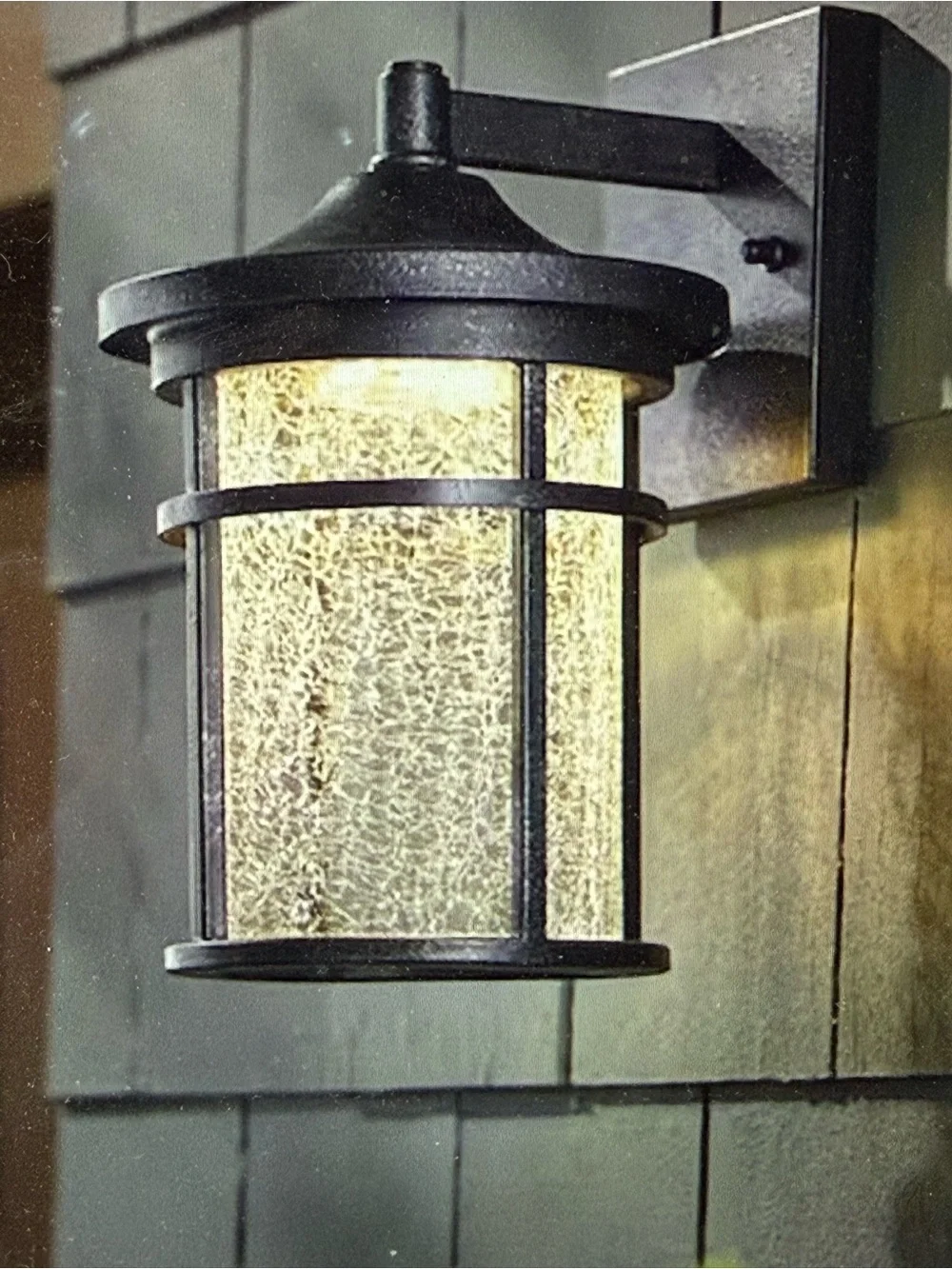 Home Decorators Westbury Collection Medium Exterior LED Wall Lantern
